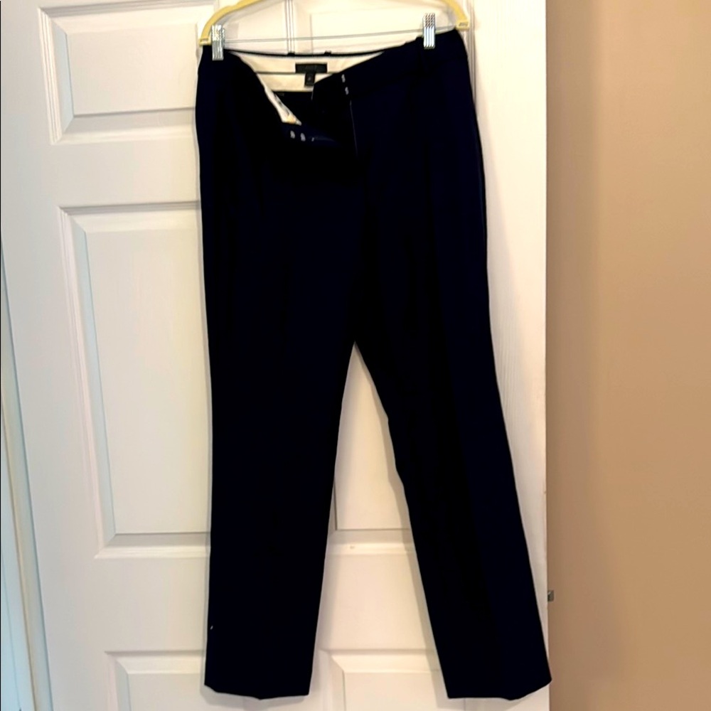J. Crew Black Dress Pants Straight-Leg Timeless Design